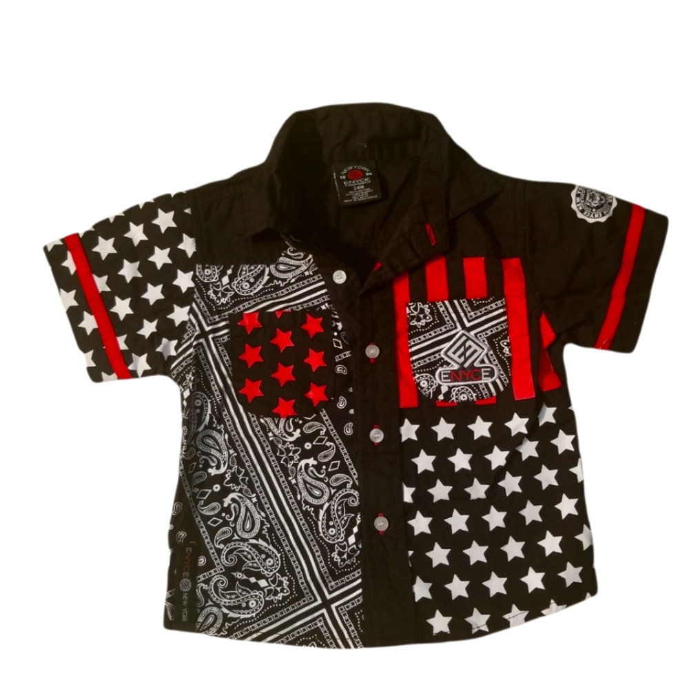 Toddler Boys Button Down Shirt